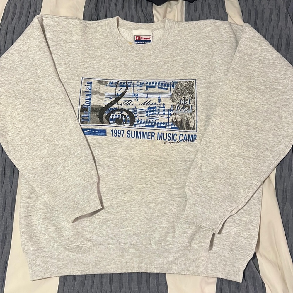 Vintage 1997 Summer Music Camp Crewneck Size L